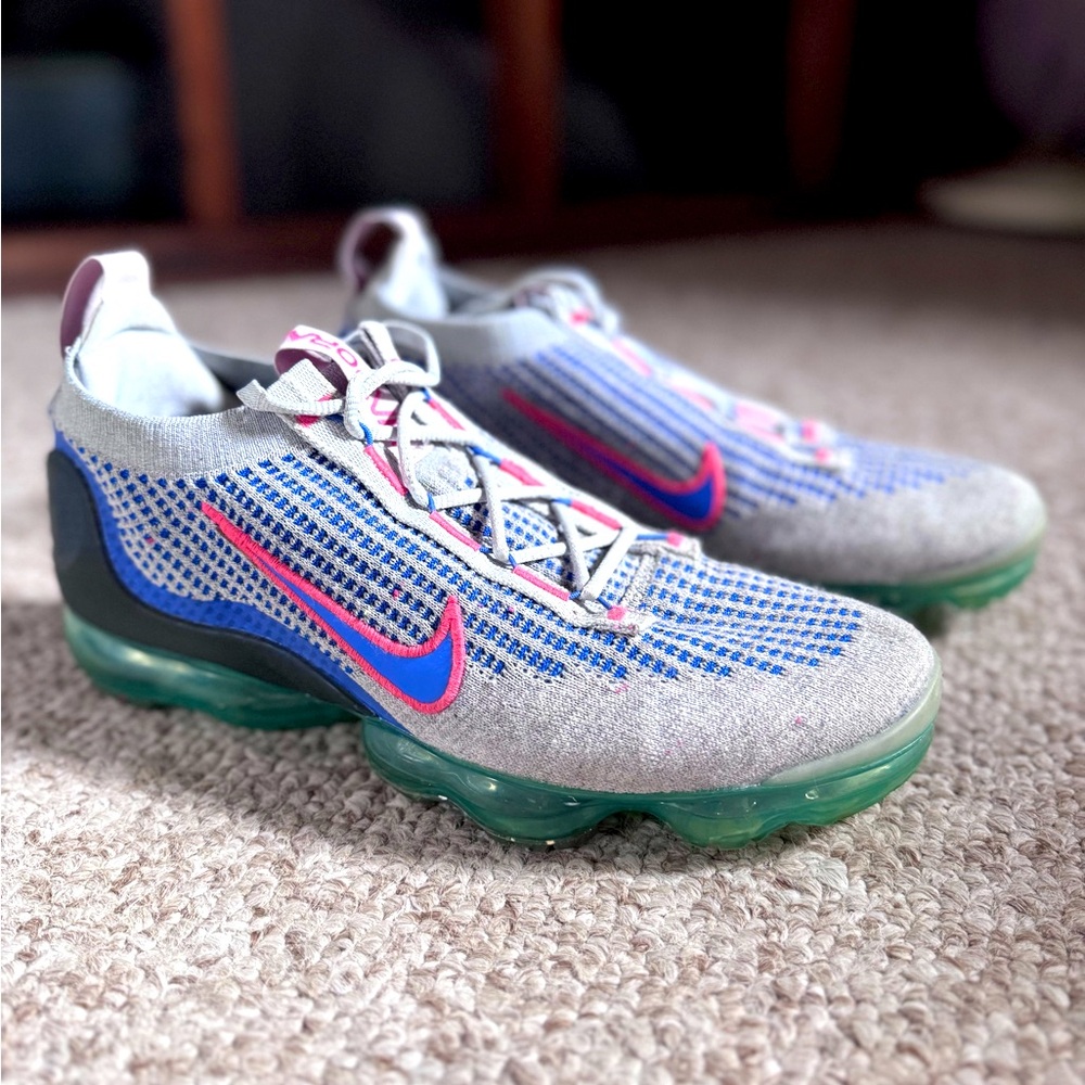Nike Air Vapormax 2021 Flyknit - Wolf Grey Medium Blue